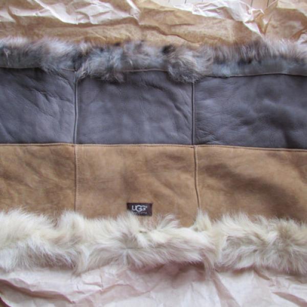 NEW UGG Scarf Linde Snood Sheepskin Shearling $600 retail #4 image