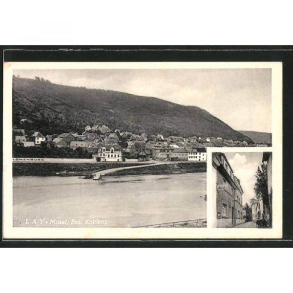 alte AK Lay, Ortsansicht, Gasthaus Zur Linde 1953 #1 image