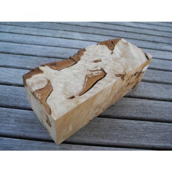 heimische Linde Maserlinde  z.B. Holzschmuck ca. 210 x 87 x 72 mm  E360 #1 image