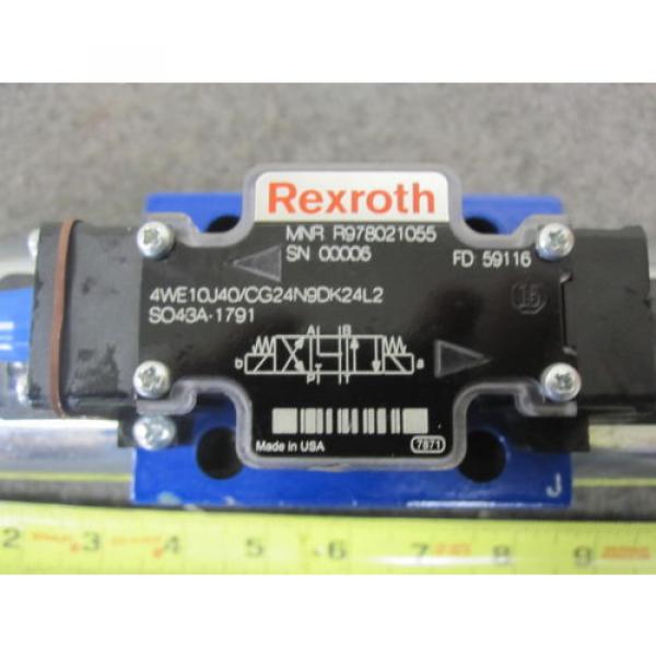 Origin REXROTH DIRECTIONAL VALVE # 4WE10J40/CG24N9DK24L2 # R978021055 #2 image