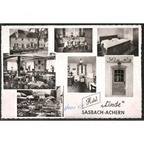 tolle AK Sasbach-Achern, Hotel Linde, Außenansicht u. Inneres, Bes. Fam. Jörend #1 image