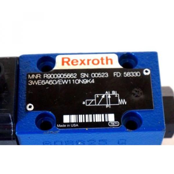 Origin REXROTH R900905662 VALVE 3WE6A60/EW110N9K4 #2 image