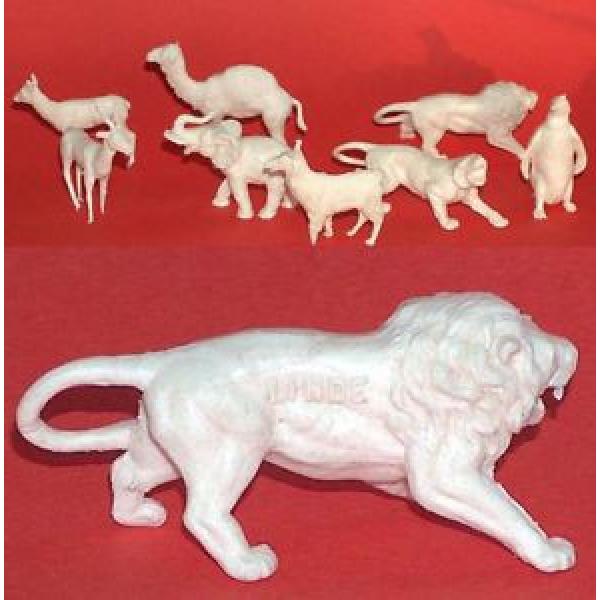 8 VINTAGE LINDE PLASTIC FIGURINES OF ANIMALS, AUSTRIA #1 image