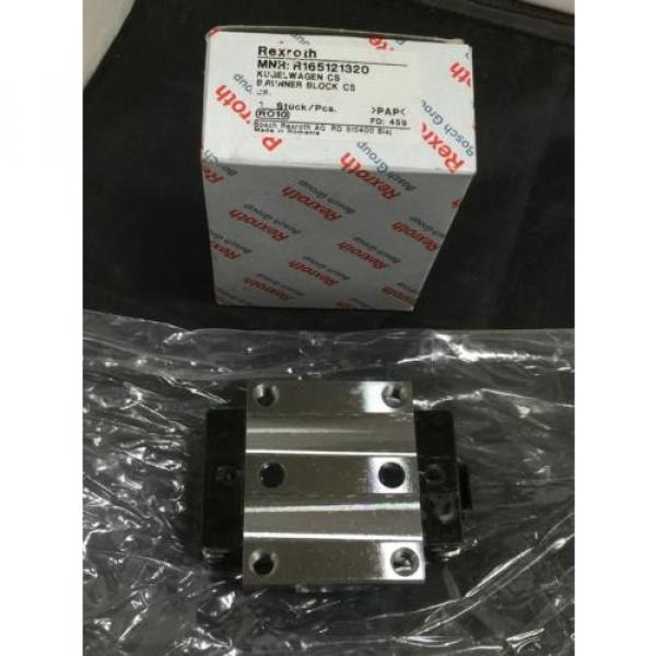 Origin REXROTH GUIDE RAIL RUNNER BLOCK BALL CARRIAG PN# R165121320 #1 image