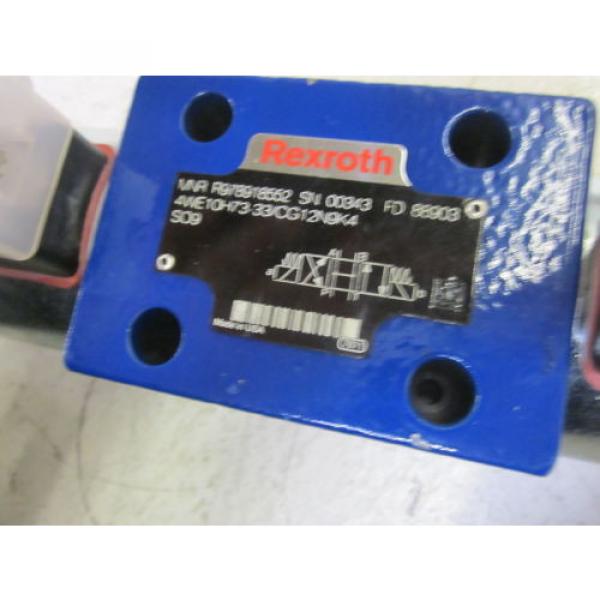 REXROTH 4WE10H73-33/CG12N9K4 HYDRAULIC VALVE  Origin NO BOX #4 image