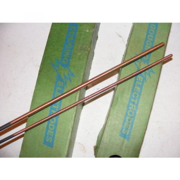 Lot 1/4&#034;&amp; 3/16&#034; LINDE Union Carbide 12&#034; GOUGING ELECTRODES  Rods Carbon Arc Air #5 image