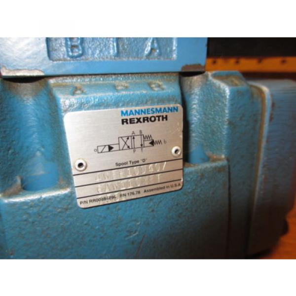 Mannesmann Rexroth 4WEH10D40/6AW110NET Z55L Hydraulic Directional Valve #3 image