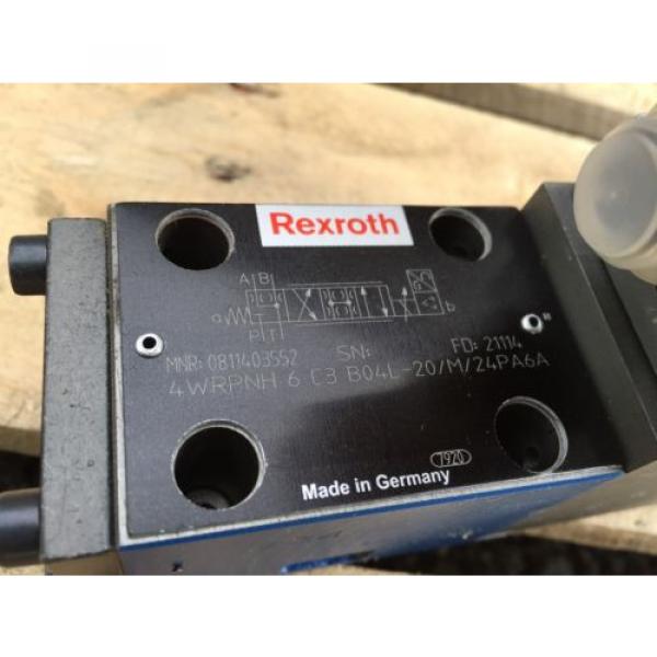 Rexroth 0811403552 Directional Control Valve 4WRPNH6C3B04L-20/M/24PA6A #5 image