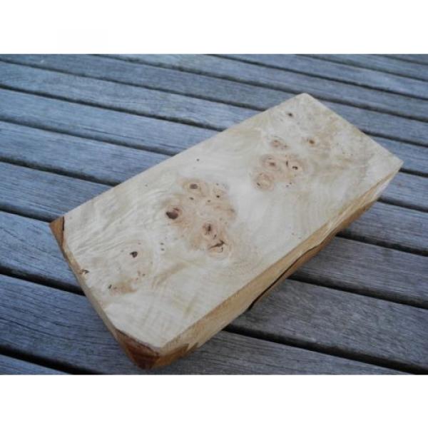 heimische Linde Maserlinde  z.B. Holzschmuck ca. 230 x 100 x 58 mm  E362 #2 image