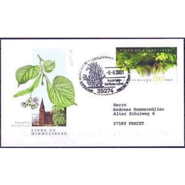 BRD 2001: Himmelsberg-Linde! FDC Nr 2208! Gelaufen! Sonderstempel Kirchhain! 1A #1 image