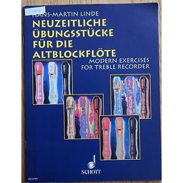 Neuzeitliche Übungsstücke für Altblockflöte von Hans Martin Linde #1 image