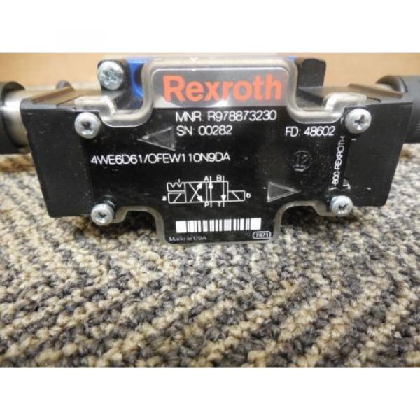 REXROTH 4WE6D1/OFEW110N9DA SOLENOID VALVE NO COILS #2 image