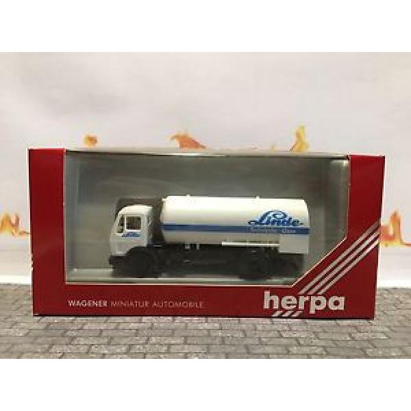 Herpa MB SK 88 Silo &#034;Linde&#034; - Technische Gase 1:87 H0 *NEU OVP* #1 image