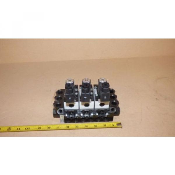 origin Rexroth Pneumatic Directional Control Solenoid Valves, Bank Of 3 #9 image