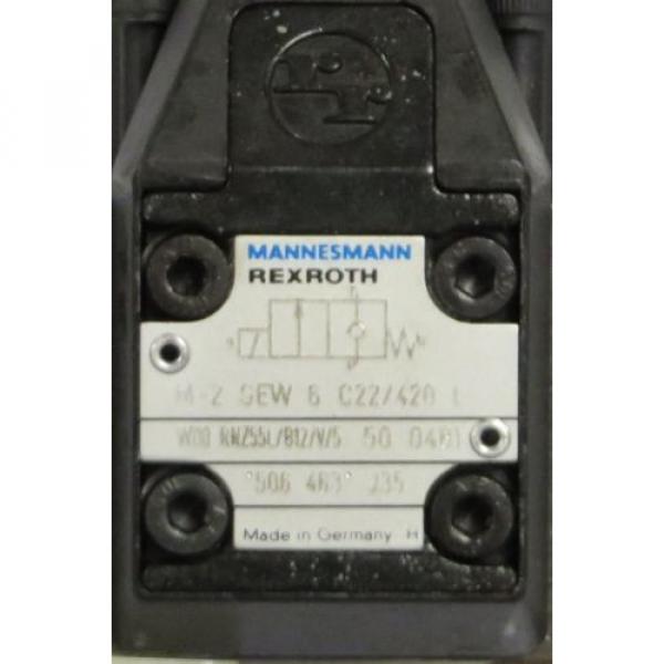 MANNESMANN REXROTH Directional Valve M-2 SEW 6 C22/420 L  W110 RNZ55L/B12/V/5 50 #5 image