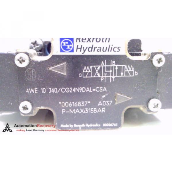 REXROTH 4WE 10 J40/CG24N9DAL, HYDRAULIC DIRECTIONAL VALVE, #214260 #3 image