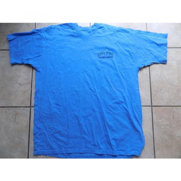 Steve Linde Sewer Service &amp; Portable Toilets T-Shirt, XXL, Berlin, MA, VGUC #1 image