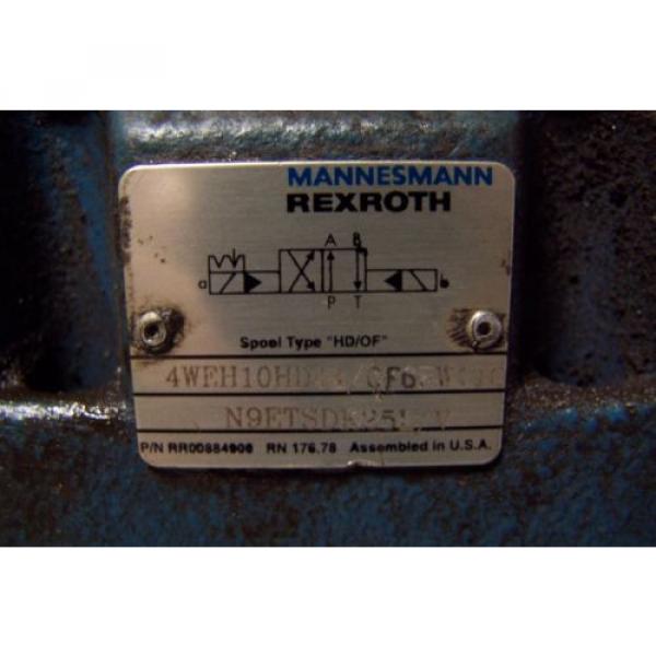 Origin MANNESMANN REXROTH 4WEH10D44/OF6EW110 HYDRAULIC DIRECTIONAL VALVE 120 VAC #4 image