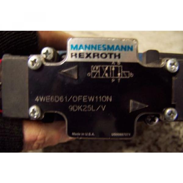 Origin MANNESMANN REXROTH 4WEH10D44/OF6EW110 HYDRAULIC DIRECTIONAL VALVE 120 VAC #5 image