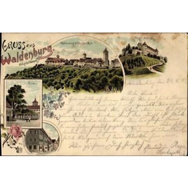 Litho Waldenburg im Hohenlohekreis, Pfarrhaus, Linde, Fürstliches... - 1620121 #1 image