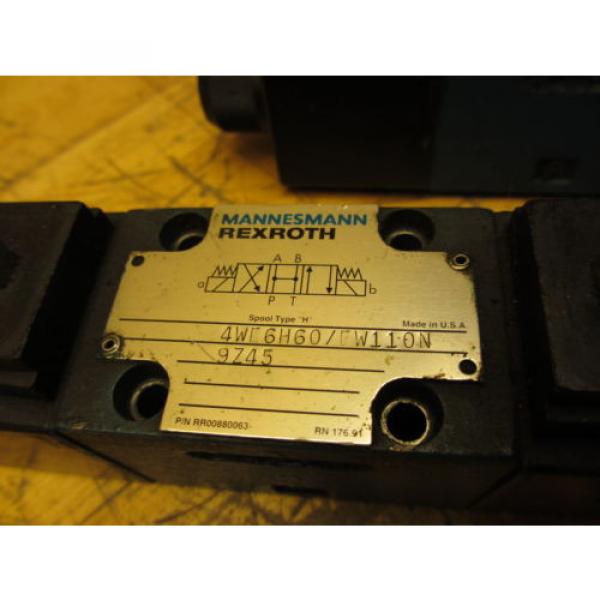 Mannesmann Rexroth 4WE6H60/EW110N9Z45 Hydraulic Directional Valve WZ45-4-L Coil #2 image