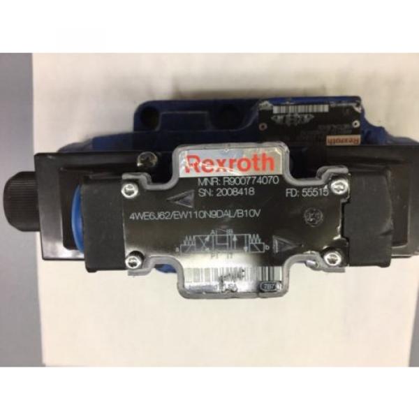 REXROTH HYDRAULIC SOLENOID VALVE, MNR: R901262802, 4WEH22 J76/6EW110, FD55515 #3 image