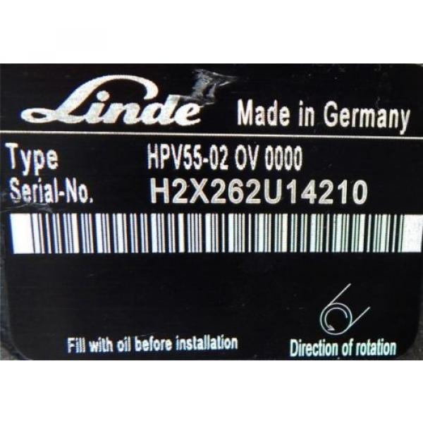 Linde Axialkolbenpumpe HPV 55-02 OV 0000 Verstellbare Hydraulik-Pumpe - unused - #2 image