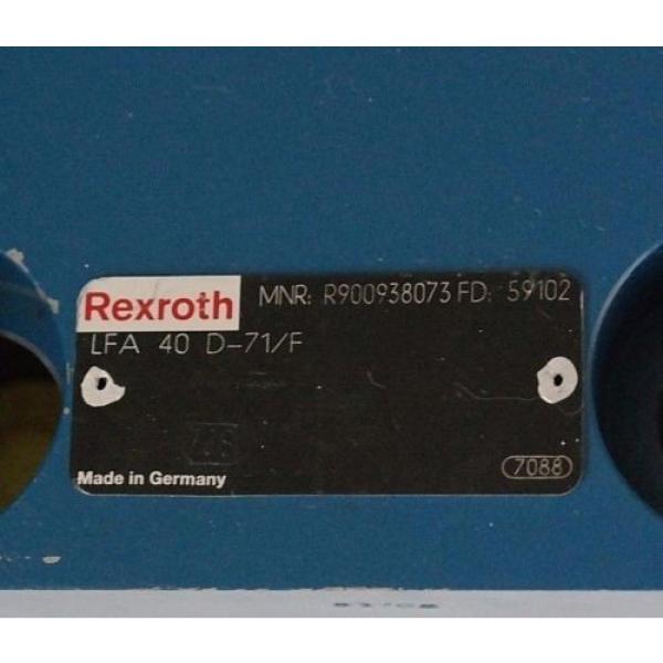 Origin REXROTH R900938073 CARTRIDGE VALVE LFA 40 D-71/F FD: 59102 #5 image