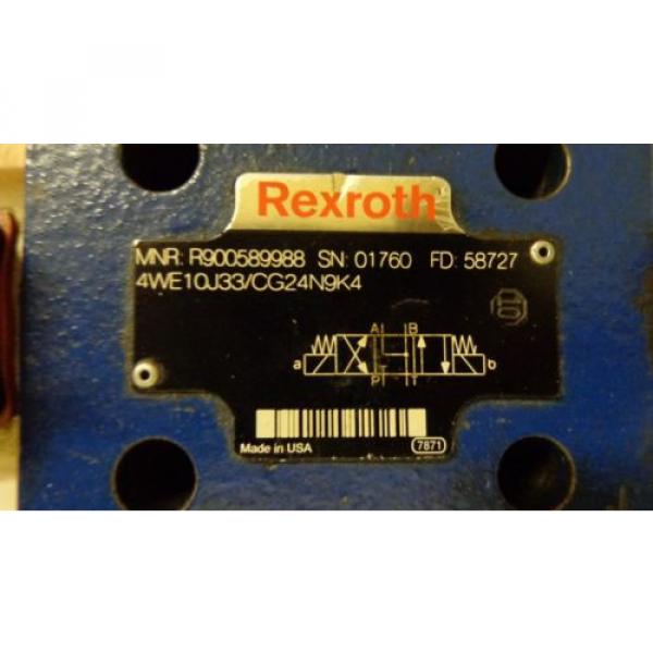 Rexroth 4WE 10 J33/CG24N9K4 Valve #2 image