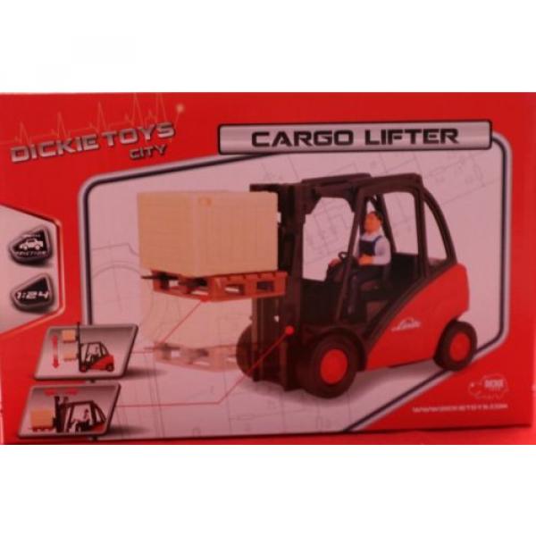 +++CARGO LIFTER++GABELSTAPLER++LINDE++DICKIE TOYS++ M 1:24++ neu #2 image