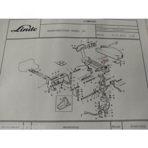 Mikroschalter Linde 7915497018 R14/16/16N/20/20N R20P, A10Z BR113,114,117,368 #4 image