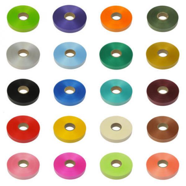 100m Polyband 19 mm x 100 m Ringelband Schleifenband Geschenkband Kräuselband #1 image