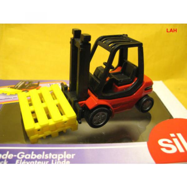 SIKU SUPER SERIE 1:55 Metall 1717 Linde - Gabelstapler Forklift Truck rar OVP #1 image