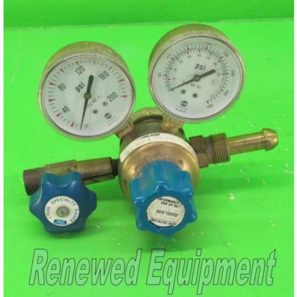 US Gauge BU-2581-AQ Gauge Set with Linde E4 Regulator #9 #1 image