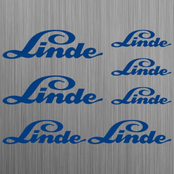 Linde old sticker forklift 7 Pieces #5 image