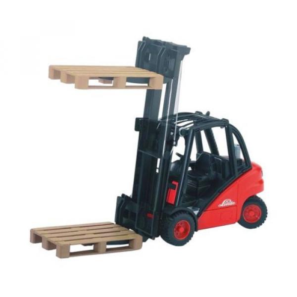 Bruder 02511 Linde H30D Forklift with Tow-Coupling and 2 Pallets #1 image