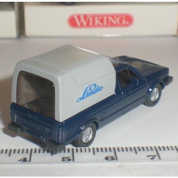 WIKING 13 047 VOITURE VOLKSWAGEN VW CADDY LINDE CAR ECHELLE 1:87 HO OCCASION OVP #5 image