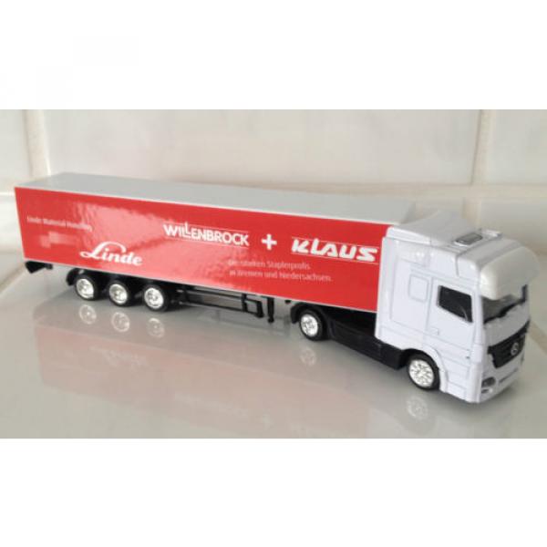 MERCEDES lorry Linde dealer WILLENBROCK + KLAUS forklift fork lift truck #2 image