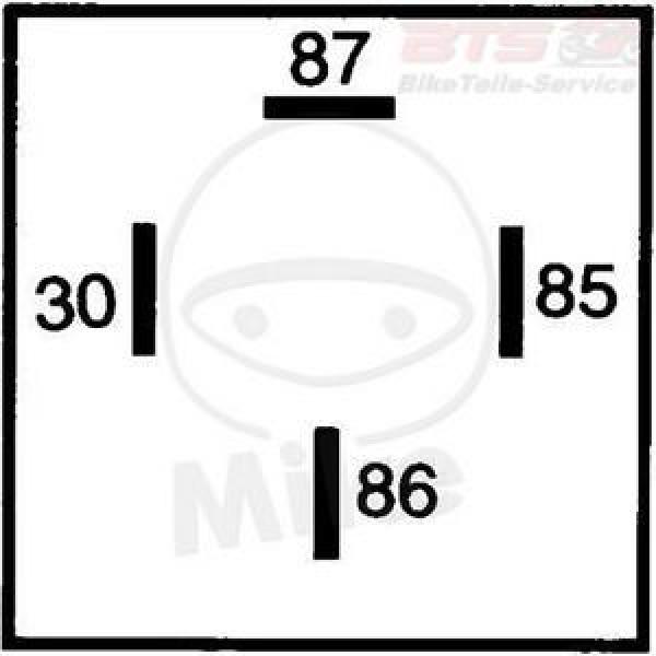 Arbeitsstromrelais 12V 4 polig MINI RELAY 12V #1 image