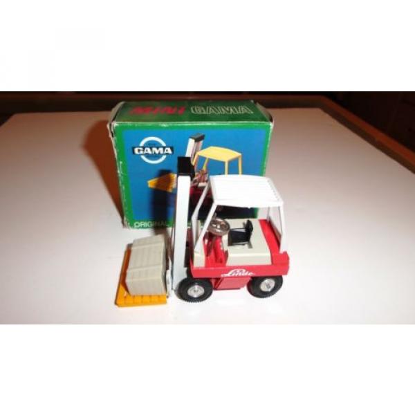 Rare Gama Mini Linde Gabelstapler forklift truck MIB #1 image