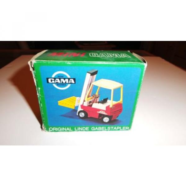 Rare Gama Mini Linde Gabelstapler forklift truck MIB #5 image