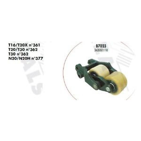 CHAPE COMPLETTE DOUBLE GALET B7023 TRANSPALETTE FENWICK LINDE T16 T20X N°361 #1 image