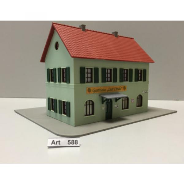 Piko H0, Gasthaus zur Linde, gut geklebt, Maßstab 1:87, selten &amp; Rar #6 image