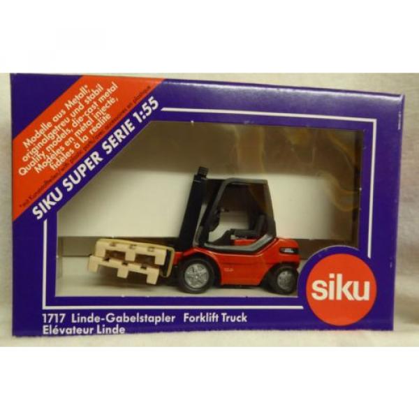 Siku Super Serie No 1717 Linde-Gabelstapler 1:55 Fork Lift Truck #1 image