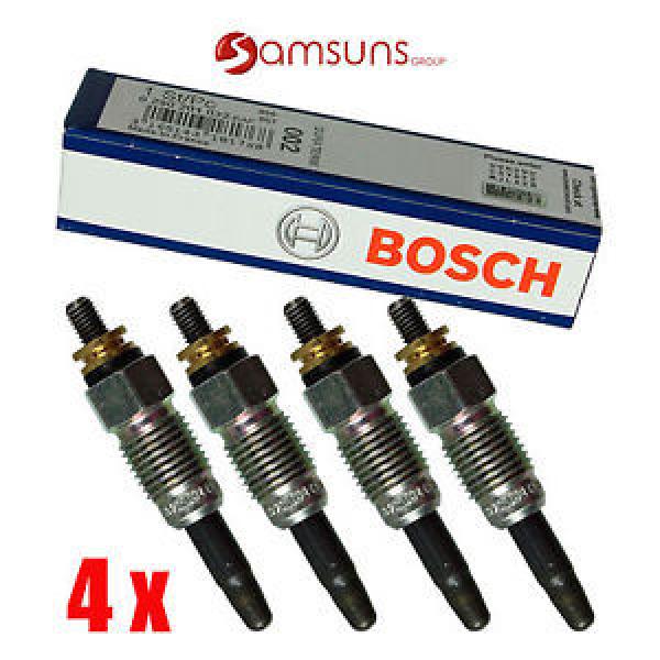 4 x BOSCH Duraterm® Glühkerze 0250201032 GLP002 1.4 1.6 1.7 1.9 D TD VW T3 T4 #1 image