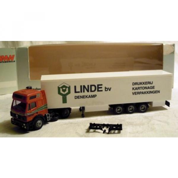 AWM 56212: MB-Actros Sattelzug &#034;Linde bv, Denekamp&#034;, Kunststoff-Modell in H0 #3 image