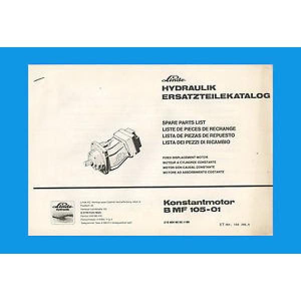 Linde Konstantmotor B MF 105-01  Ersatzteilliste  Claas  Ersatzteilkatalog #1 image