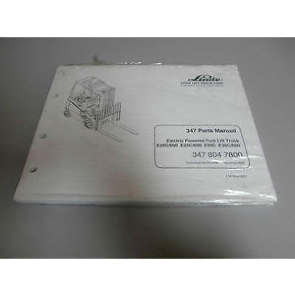 NEW Linde 347 Forklift Fork Lift Truck Parts Catalog Manual #1 image