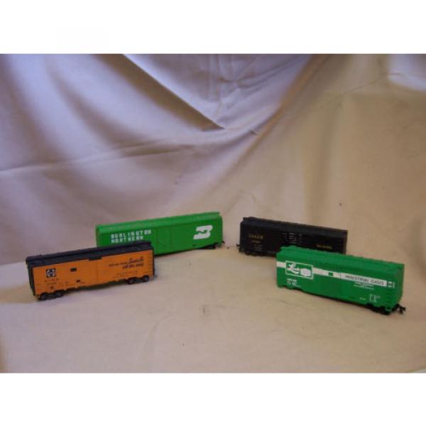 LOT 4 HO SCALE BOX CARS SANTE FE SFRD LINDE 8396 LAPX 358 BN 100024 D&amp;RGW 39497 #1 image