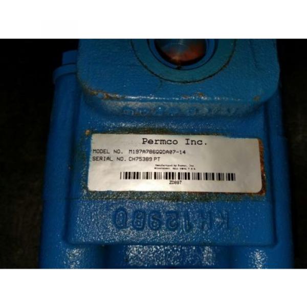 New Permco Hydraulic Gear Pump, Bushing Style Pump, M197A786QQA07-14 #1 image